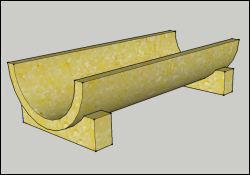 Futternapf - 250x110x65mm