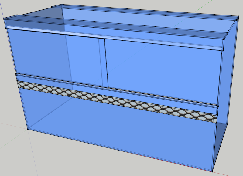 Terrarium 1200x500x700mm