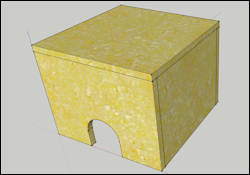 Häuser - Haus 166x166x133