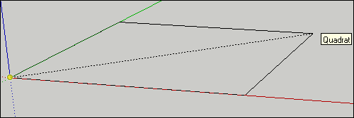 Sketchup - Tutorial - Rechteck